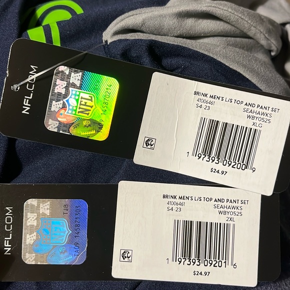 Seahawk Men’s 2-Pc PJs - Picture 7 of 10